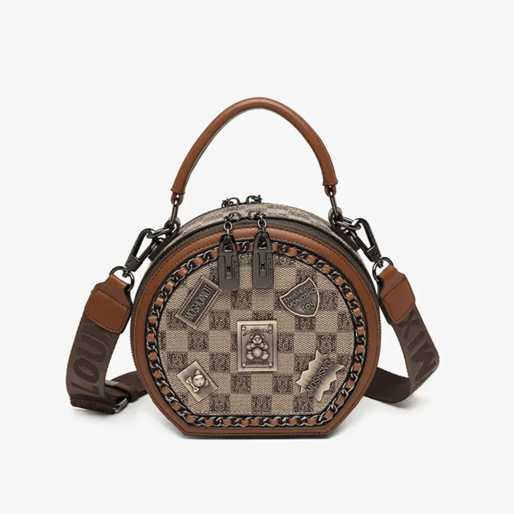 Elara | Ronde schoudertas met een vleugje vintage charme