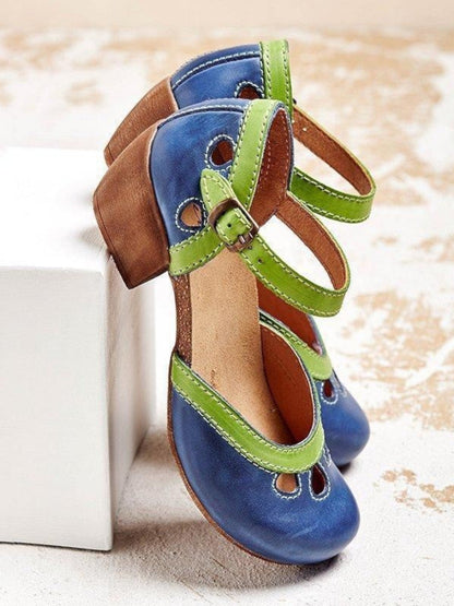 Elessa | Elegante blokhaksandalen met comfort en klasse