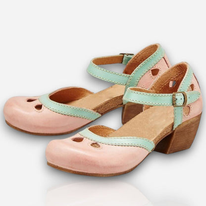 Elessa | Elegante blokhaksandalen met comfort en klasse