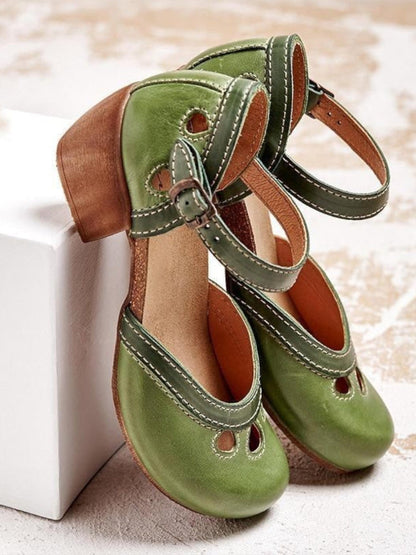 Elessa | Elegante blokhaksandalen met comfort en klasse