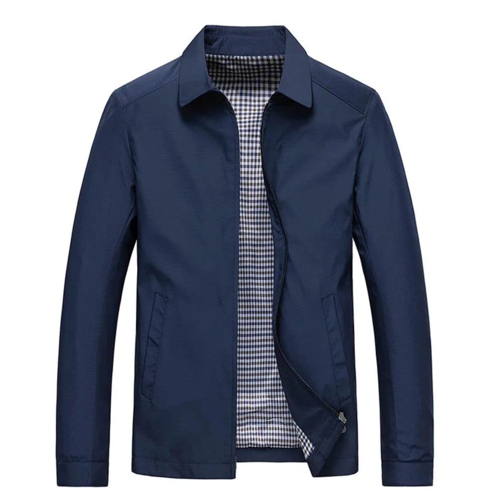 Fabio | Klassiek casual jack met geruite voering