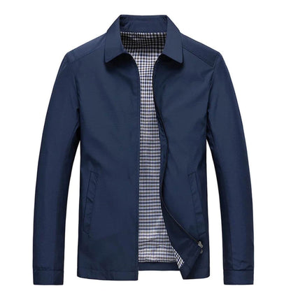 Fabio | Klassiek casual jack met geruite voering