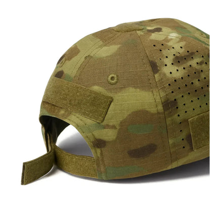 GripShade | Camouflage cap met brilhouder met GRATIS zonnebril
