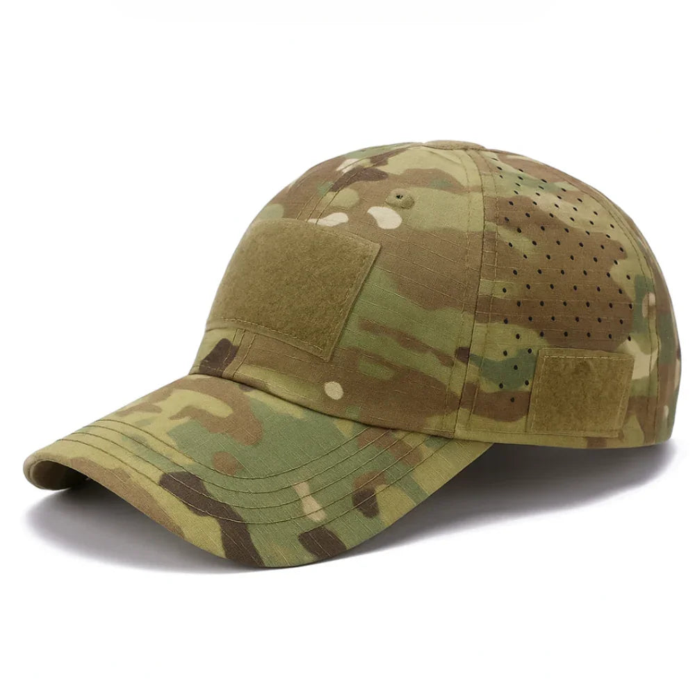 GripShade | Camouflage cap met brilhouder met GRATIS zonnebril