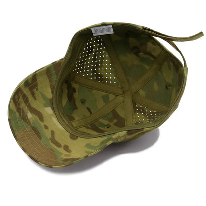GripShade | Camouflage cap met brilhouder met GRATIS zonnebril