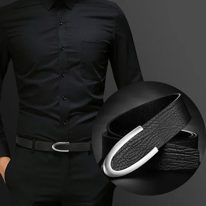 PureBuckle | Minimalistische leren riem van koeienhuid