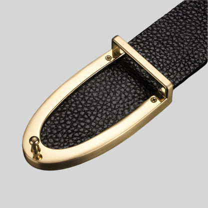 PureBuckle | Minimalistische leren riem van koeienhuid