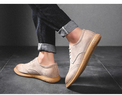 SuaveWalk | Klassieke suède brogues voor heren