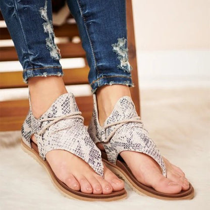 PanteraChic | Trendy sandalen met panterprint comfort