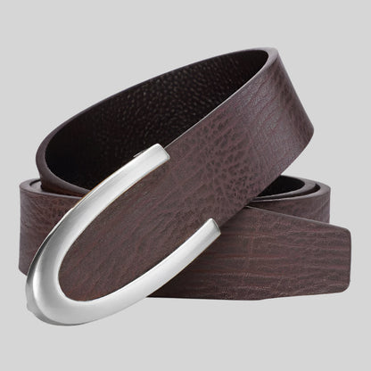 PureBuckle | Minimalistische leren riem van koeienhuid