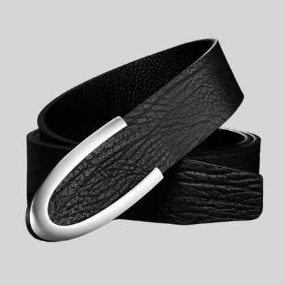 PureBuckle | Minimalistische leren riem van koeienhuid