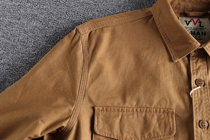 Lucas | Premium katoenen Cargo overhemd heren