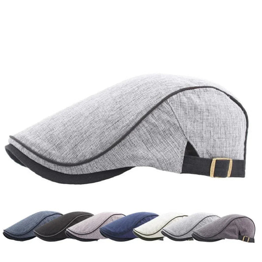 HendricksCotton | Effen katoenen flat cap