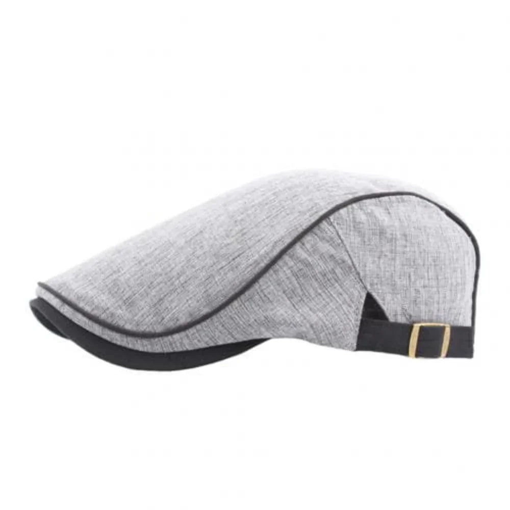HendricksCotton | Effen katoenen flat cap