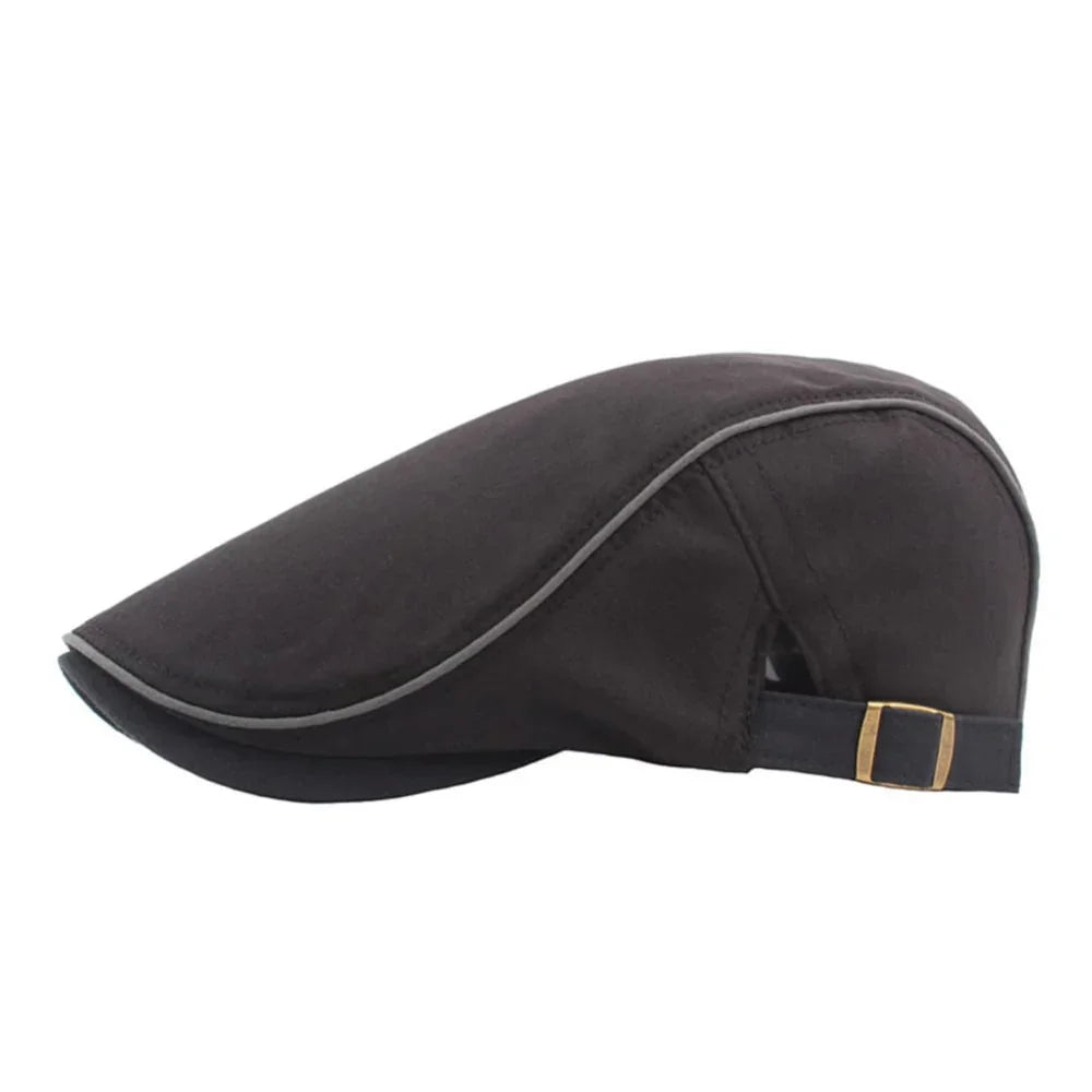 HendricksCotton | Effen katoenen flat cap