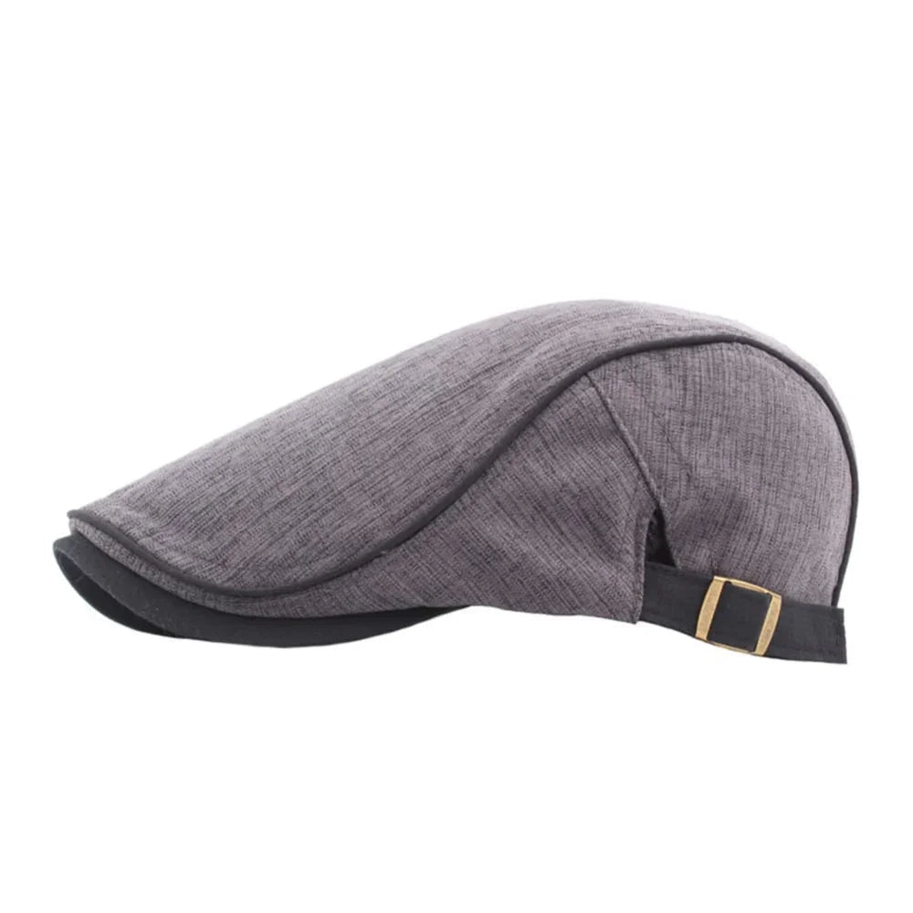 HendricksCotton | Effen katoenen flat cap