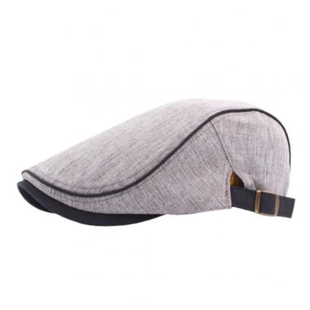 HendricksCotton | Effen katoenen flat cap