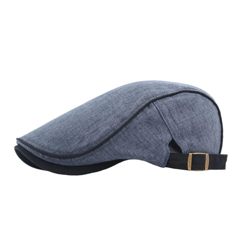 HendricksCotton | Effen katoenen flat cap