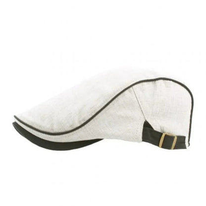 HendricksCotton | Effen katoenen flat cap