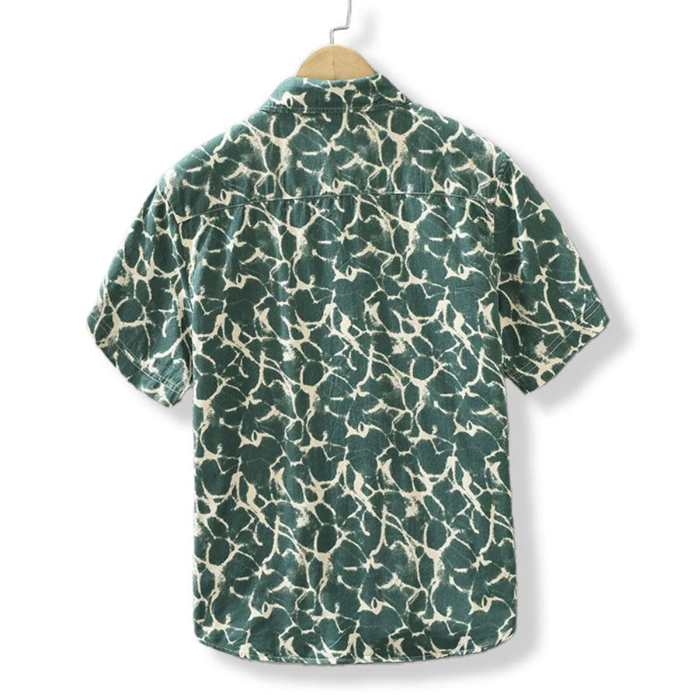 Jasper | Casual katoenen overhemd met zeebries-look