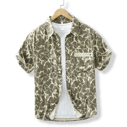 Jasper | Casual katoenen overhemd met zeebries-look