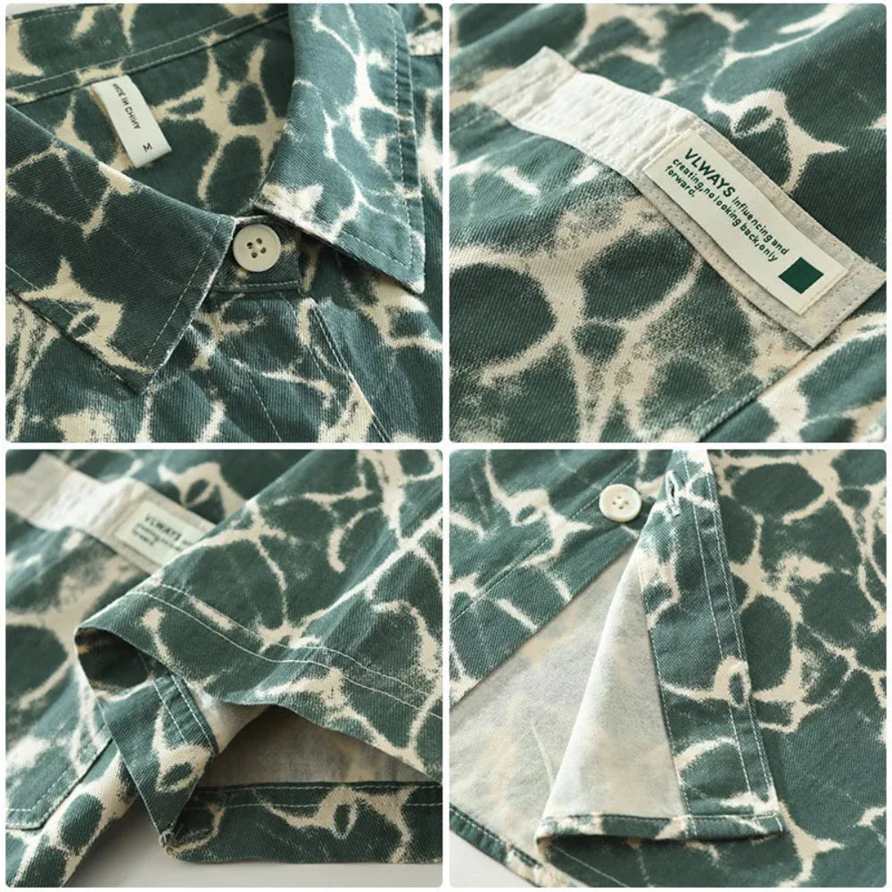 Jasper | Casual katoenen overhemd met zeebries-look