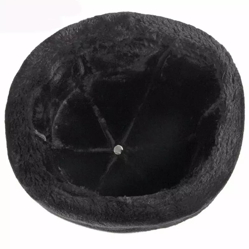 Russische Wintermuts | Heren bontmuts van faux leer met fleece