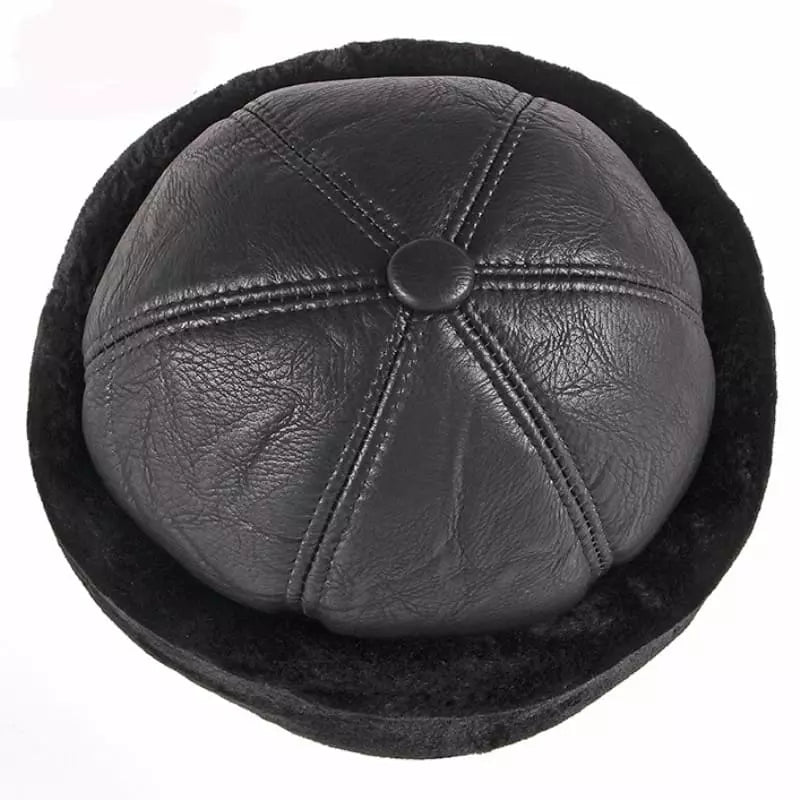 Russische Wintermuts | Heren bontmuts van faux leer met fleece