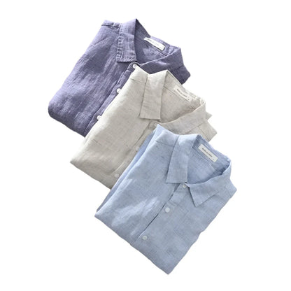 LinenVerve | Linnen button-up overhemd voor casual stijl