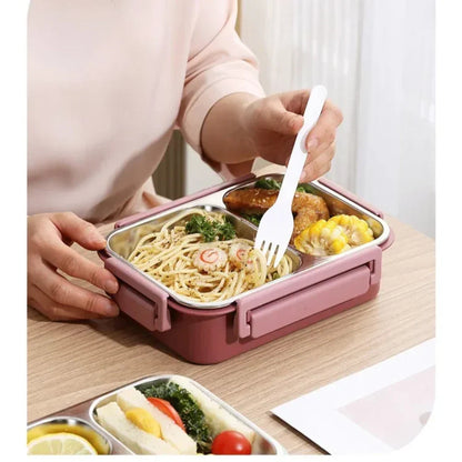 Lunchbox voor kantoor en school | Compacte lunchbox voor onderweg