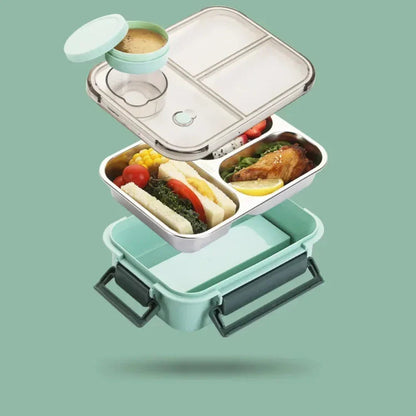 Lunchbox voor kantoor en school | Compacte lunchbox voor onderweg