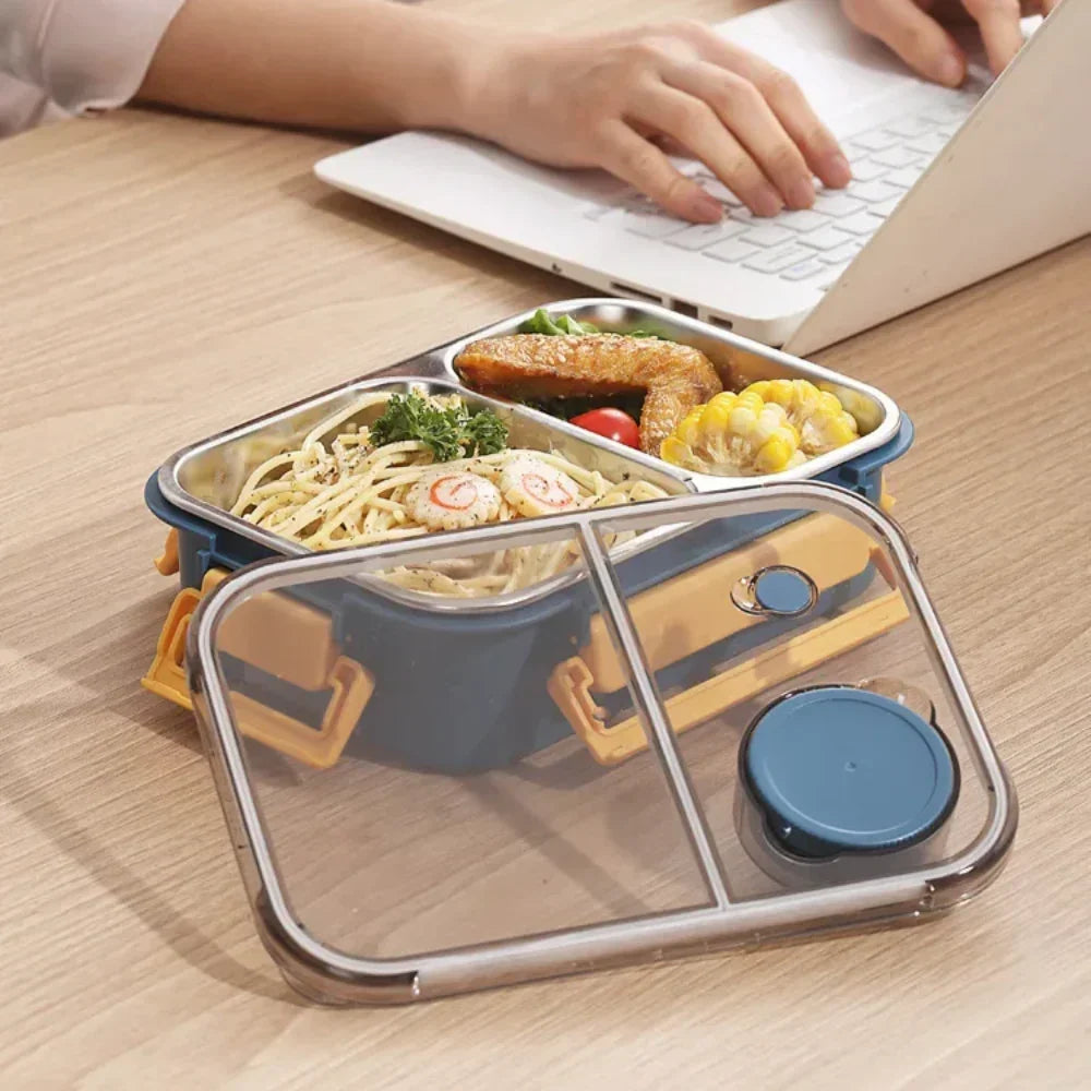 Lunchbox voor kantoor en school | Compacte lunchbox voor onderweg