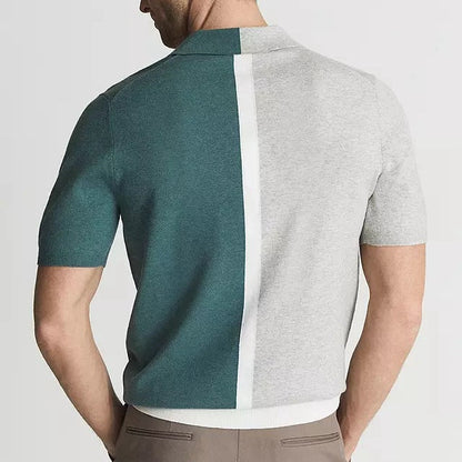 LucaLine | Poloshirt met contrasterende details