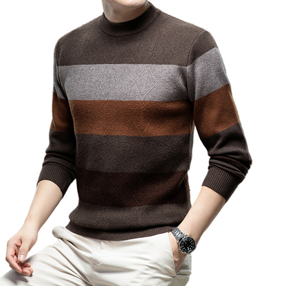 Silento Weave | Gebreide trui met diamantpatroon