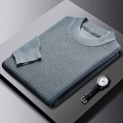 Cambridge | Luxe rib-katoen sweater met strepen
