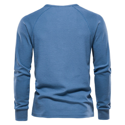 Hyro | Heren waffle knit met lange mouwen