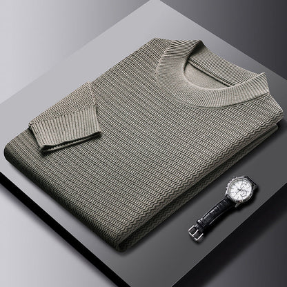 Cambridge | Luxe rib-katoen sweater met strepen
