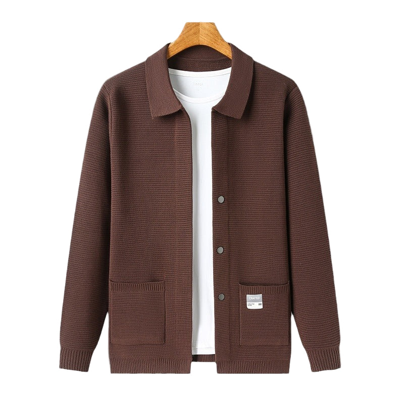 Tailored Cardigan | Clean button-up vest met structuur
