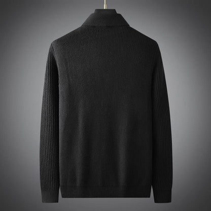 Lunaro Cardigan | Stijlvolle heren vest met sjaalkraag