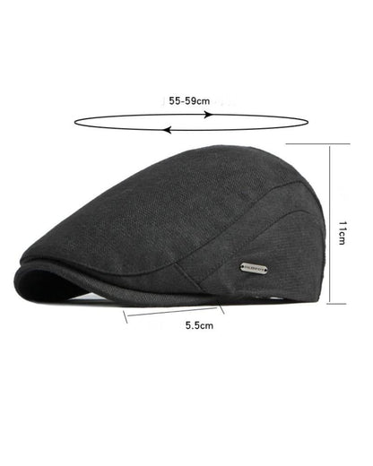 FoxCotton | Effen katoenen flat cap