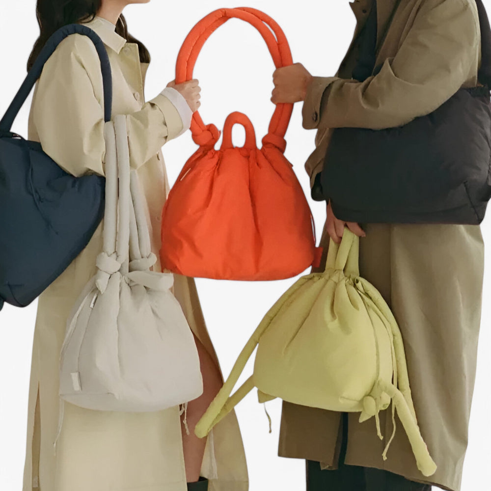 PuffElla Tote | Unieke puffer handtas met vakken