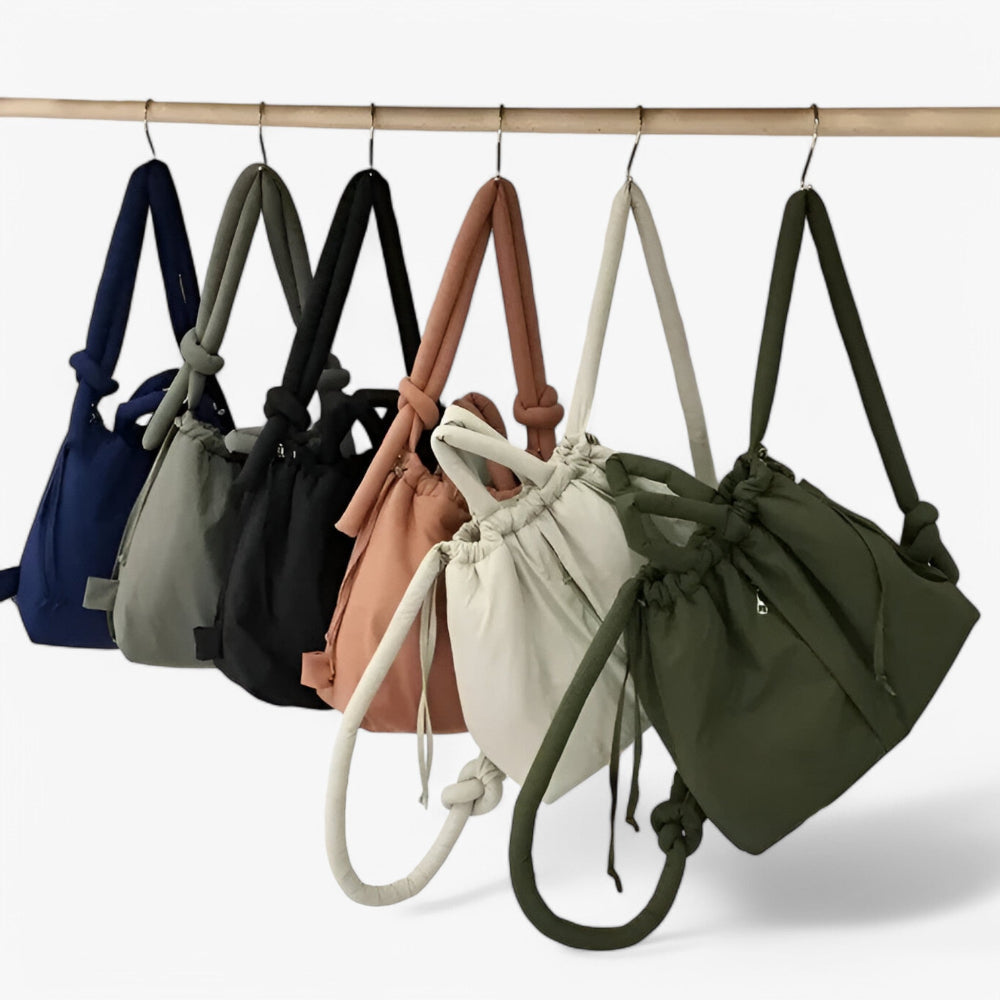PuffElla Tote | Unieke puffer handtas met vakken