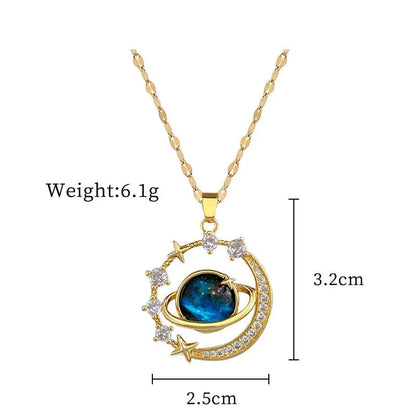 RadiantCelest | Stralende hemelse ketting voor haar