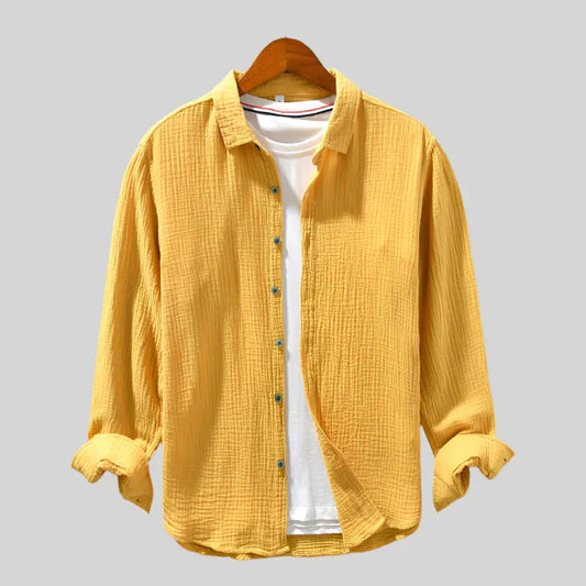 AeroCot | Licht kreukhemd van ademend katoen