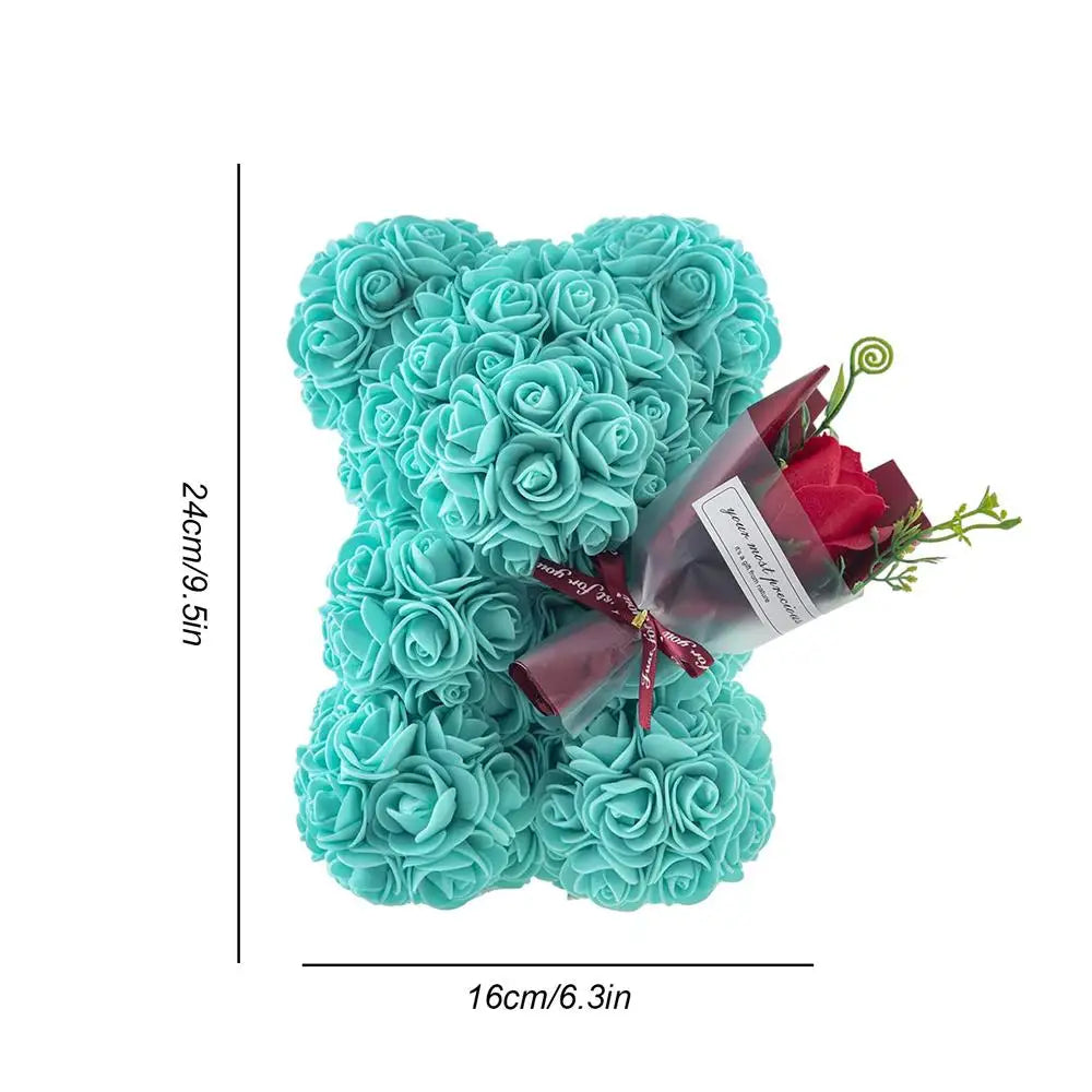 RoseBliss Bear | Romantische rozenbeer cadeau & decoratie