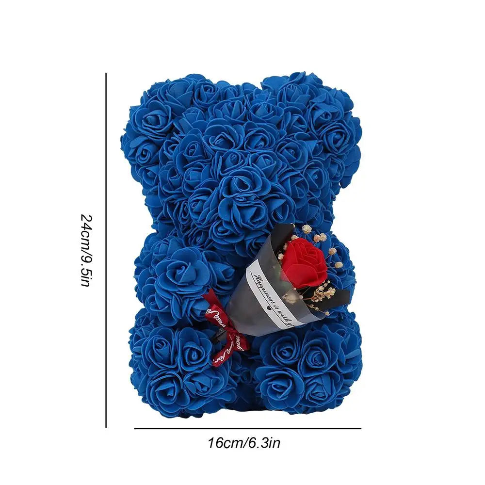 RoseBliss Bear | Romantische rozenbeer cadeau & decoratie