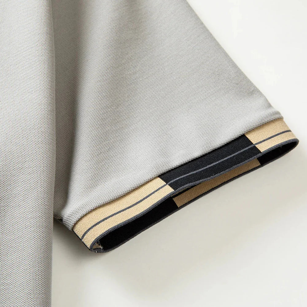 Gregg | Heren premium poloshirt met contrastdetails