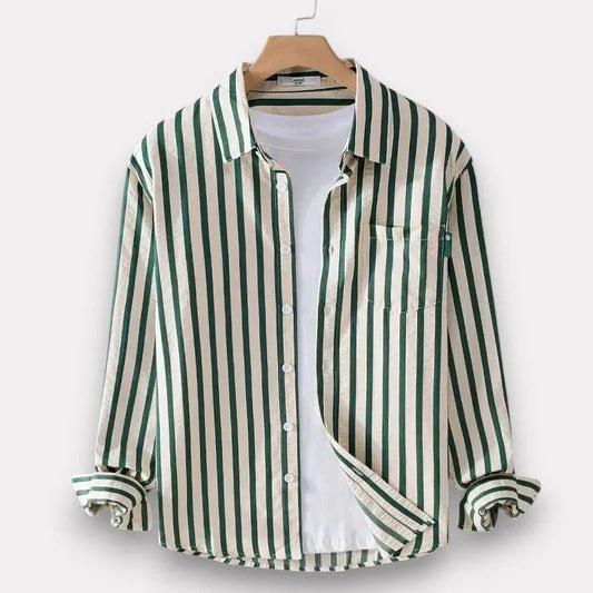 Carter | Comfortabel gestreept herenshirt