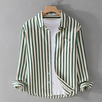 Carter | Comfortabel gestreept herenshirt