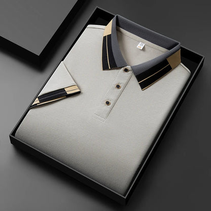 Gregg | Heren premium poloshirt met contrastdetails